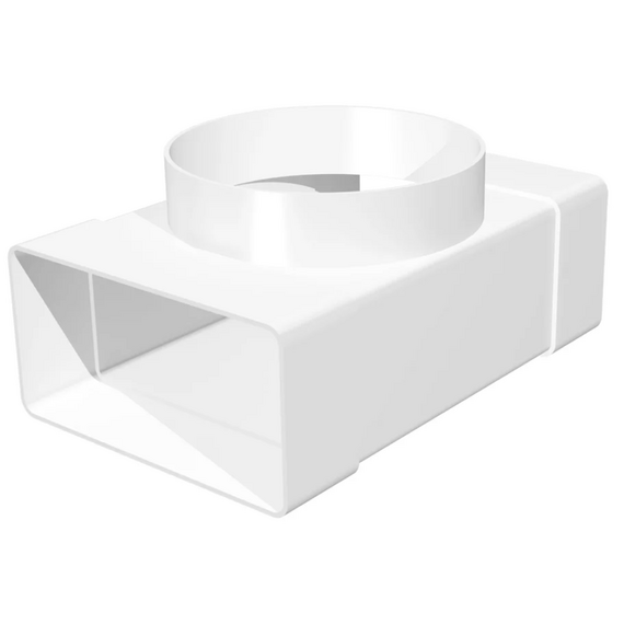 4elementsСonector-teu ventilatie plat-rotund Era 612ТФ10П 6х12 D100, изображение 2