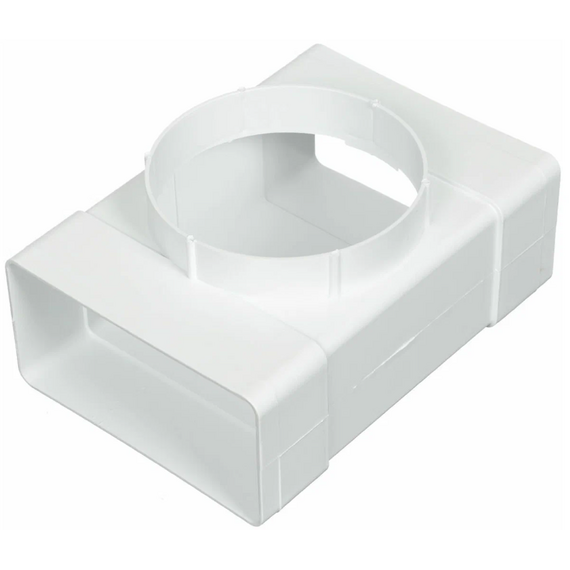 4elementsСonector-teu ventilatie plat-rotund Era 612ТФ10П 6х12 D100, изображение 3