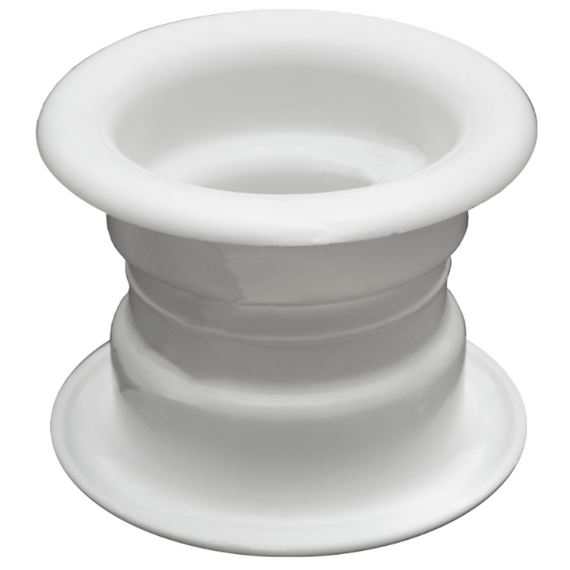 Дверная переточная решетка двухсторонняя (втулка) Hardi 05500 White