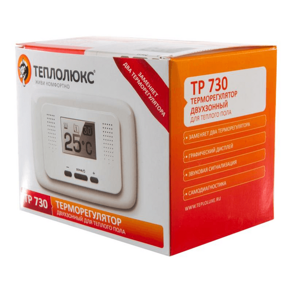 4elements4620013423281 Termostat "Teplolux" 730 alb, изображение 3