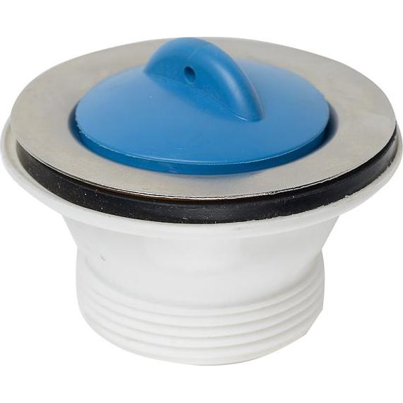 4elementsVentil chiuveta 1 1/2'' cu grila din otel inox. si dop, Aquant