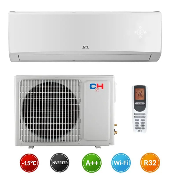 4elementsSistema de aer conditionat inverter Cooper&Hunter Alpha Inverter WiFi R32 CH-S24FTXE2-NG, 70 m2, изображение 7