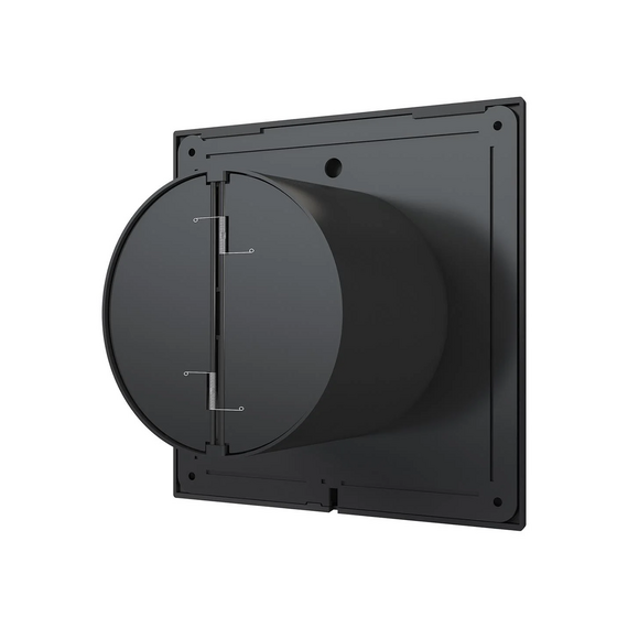 4elementsVentilator evacuare design cu supapa Diciti SLIM 4C D100 Matt Black, изображение 4