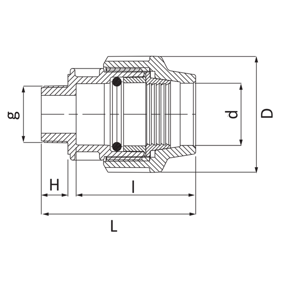 4elementsReducție 25x3/4M Unidelta, изображение 3