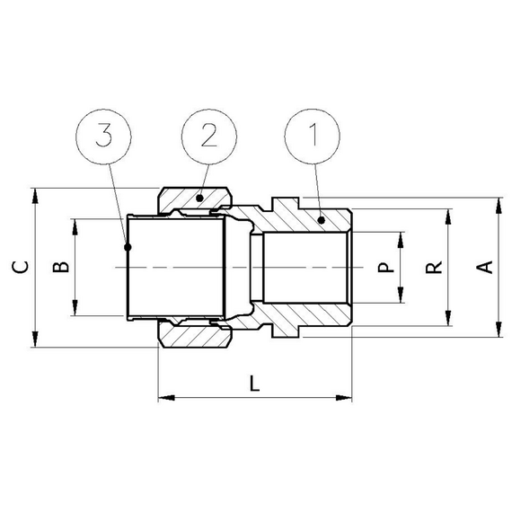 4elementsFiting de conectare M DN16 x 3/4" Genebre, изображение 2