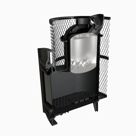 4elementsSoba pentru sauna din fonta "Atmosfera L" 24kW Prometal, изображение 15