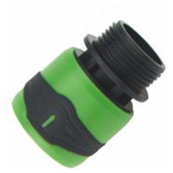 Соединитель быстросъемный для шланга 3/4" M TPR KUBBER /Bar Cod(2009010007052)
