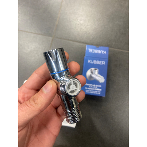 4elementsКран 1/2"x1/2'' (подводной) с обр. клапаном KUBBER, изображение 4