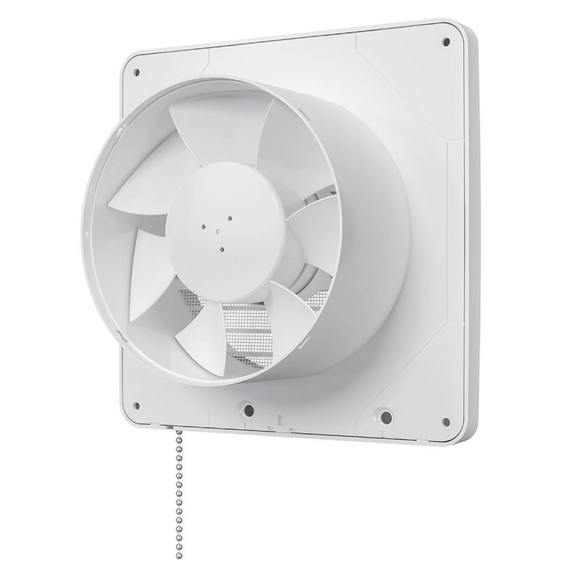 4elementsVentilator de evacuare axial cu grila si intrerupator cu lant VentEurope CLASSIC 125 PS White, изображение 4