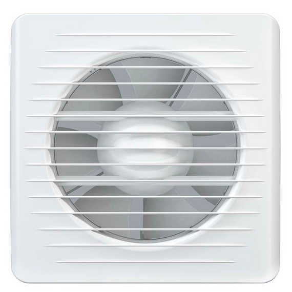 4elementsVentilator axial de extracție cu clapetă de reținere, plasă anti-țânțari și temporizator VentEurope, изображение 2