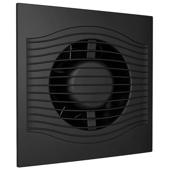 4elementsVentilator evacuare design cu supapa VentEurope ELEGIA 100 BD Matt Black