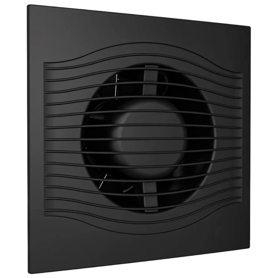 4elementsVentilator evacuare design cu supapa VentEurope ELEGIA 100 BD Matt Black, изображение 4