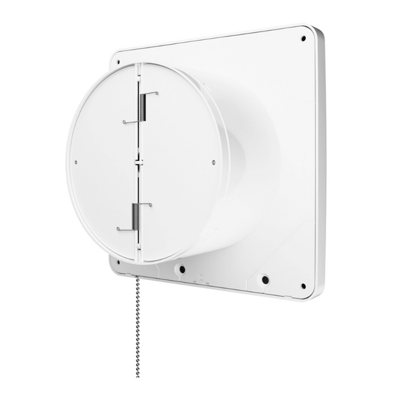 4elementsVentilator de evacuare axial cu supapa si intrerupator cu lant VentEurope CLASSIC 125 BD PS White, изображение 4