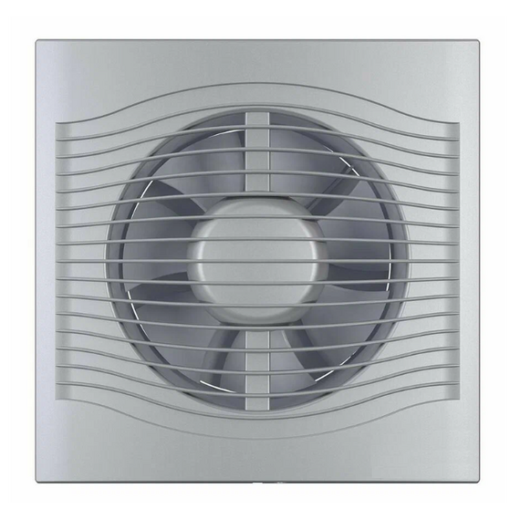 4elementsVentilator evacuare design cu supapa VentEurope ELEGIA 100 BD Gray Metal D100, изображение 2