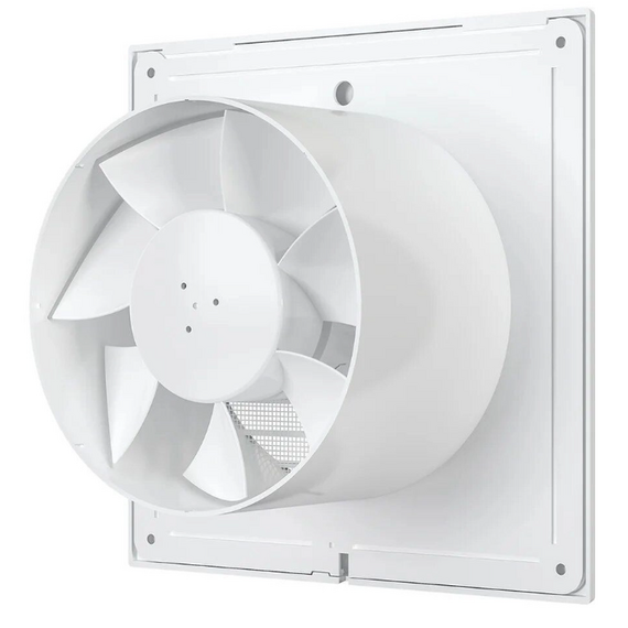 Осевой вытяжной вентилятор с сеткой VentEurope REFINED 125 White, изображение 4