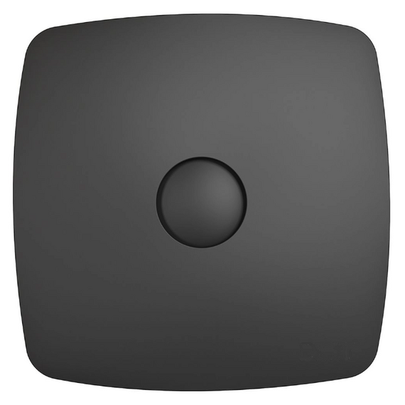 4elementsVentilator evacuare design cu supapa VentEurope FINE 100 BD Matt Black, изображение 2