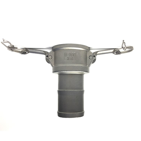 Адаптер зажимной для шланга layflat KUBBER Drip Line 2" шланг- F, изображение 4