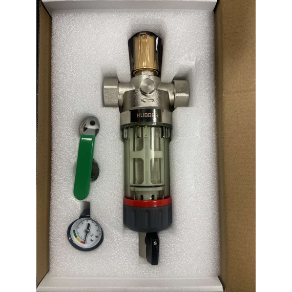 4elementsFiltru central de apa cu Autospalare cu reglare KUBBER 1' SS SS8010-1, изображение 2