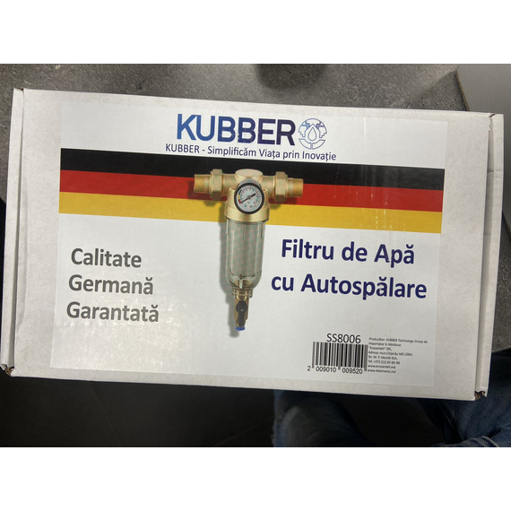 4elementsFiltru central de apa cu Autospalare KUBBER 3/4' SS 8006, изображение 2