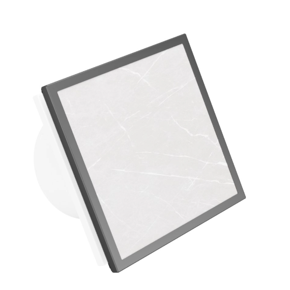Панель декоративная EON D100/125 180×180 под плитку Tile Black, металл,