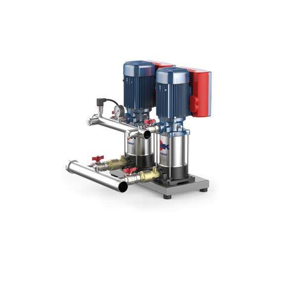 4elementsStație de pompare Invertor cu 2 pompe verticale Pedrollo VSP2m - MK 3/6 2×1,5 kW