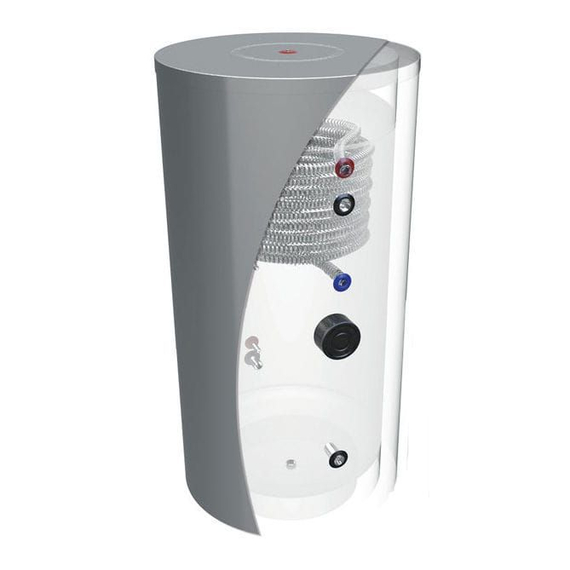 4elementsBoiler SOLIMPEKS Solitank 200LT pentru pompa de caldura cu 1 serpentina