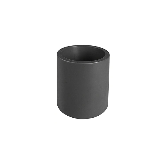 4elementsMufă PVC d.63 pu lipire, PN16, DIN 8063, gri-negru