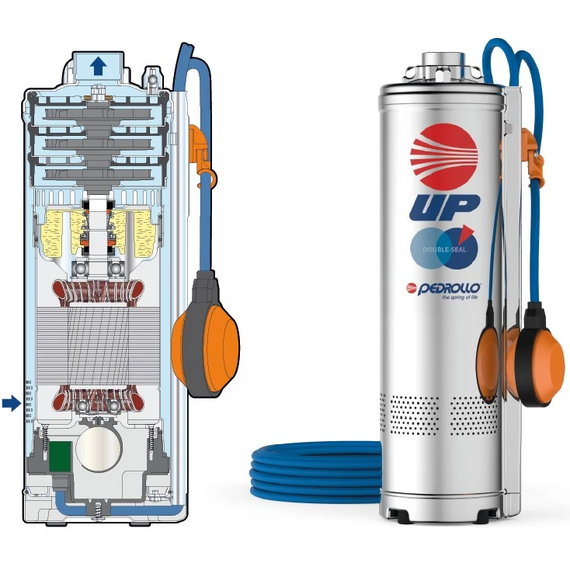 Погружной насос Pedrollo UPm 4/5 - GE NC 1.1 kW (шнур10м)
