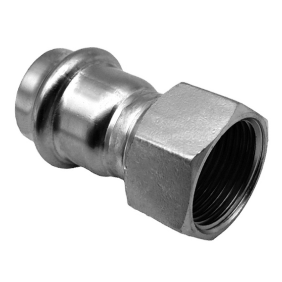 Соединитель из нержавеющей стали с резьбой F 22×1/2", V-type
