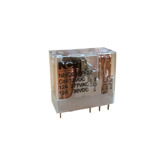 Реле промежуточное на DIN-рейку, 12V DC в сборе, изображение 2
