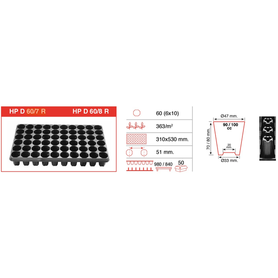 Paleta HERKUPAK HP D 60/7R VdX, изображение 2