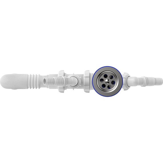 4elementsSifon 1 1/2"*40 cu 2 coturi, cu racord extensibil 40х40/50, Aquant, изображение 7