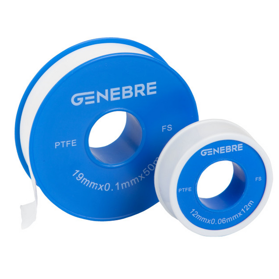 4elementsBandă de etanșare PTFE (fum) 50m x 0,1mm x 19mm Genebre