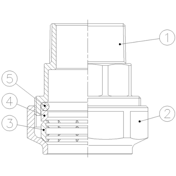 4elementsRacord 32 x 1" M p/u teava PE Genebre, изображение 4