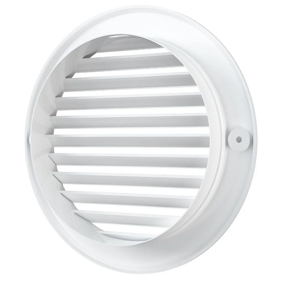 Круглая вытяжная вентиляционная решетка Mistral D125 White, изображение 4