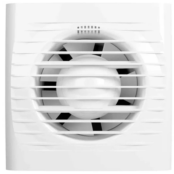 Осевой вытяжной вентилятор с обратным клапаном Auramax Optima 4C D100 White, изображение 3