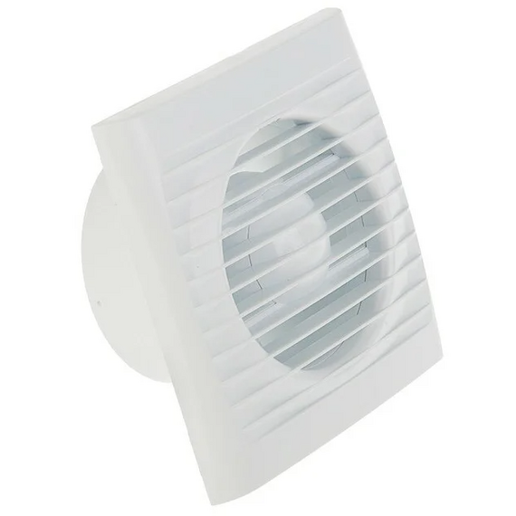 Осевой вытяжной вентилятор с обратным клапаном Auramax Optima 4C D100 White, изображение 4