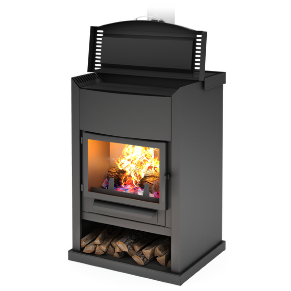 4elementsSoba-semineu de incalzire si gatit Teplodar OV-120 drept 12 kW