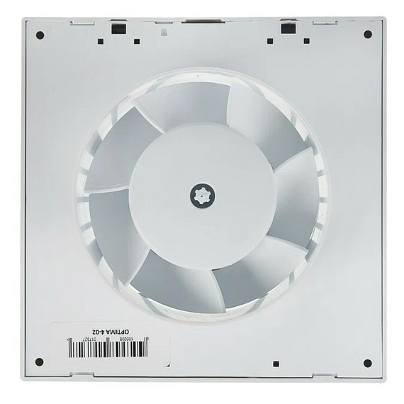 Осевой вытяжной вентилятор с выключателем Auramax Optima 4-02 D100 White, изображение 5