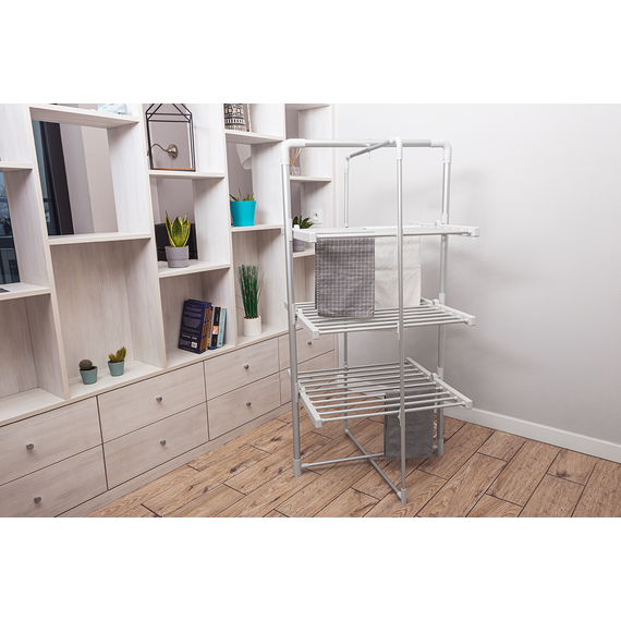 4elementsSuport electric încălzit pentru prosoape ECD50 143,5x73x68 cm cu 3 niveluri NOVEEN, изображение 2