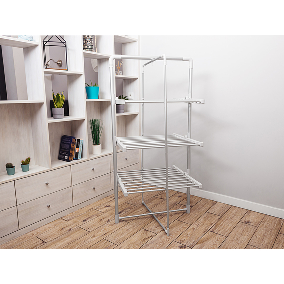 4elementsSuport electric încălzit pentru prosoape ECD50 143,5x73x68 cm cu 3 niveluri NOVEEN, изображение 4