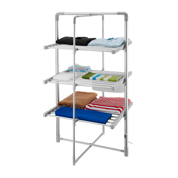 4elementsSuport electric încălzit pentru prosoape ECD50 143,5x73x68 cm cu 3 niveluri NOVEEN, изображение 8