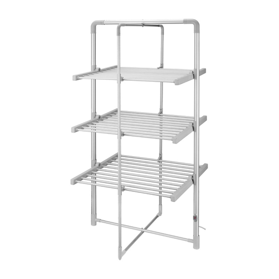 4elementsSuport electric încălzit pentru prosoape ECD50 143,5x73x68 cm cu 3 niveluri NOVEEN