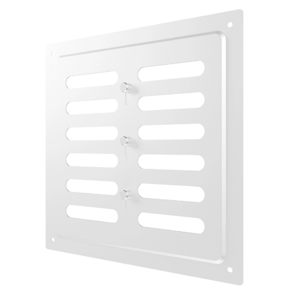 4elementsGrilă MER White reglabilă 20x20 din oțel zincat Promistral