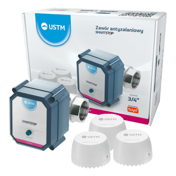 Система защиты от протечки USTM Smart Stop 3/4", изображение 2