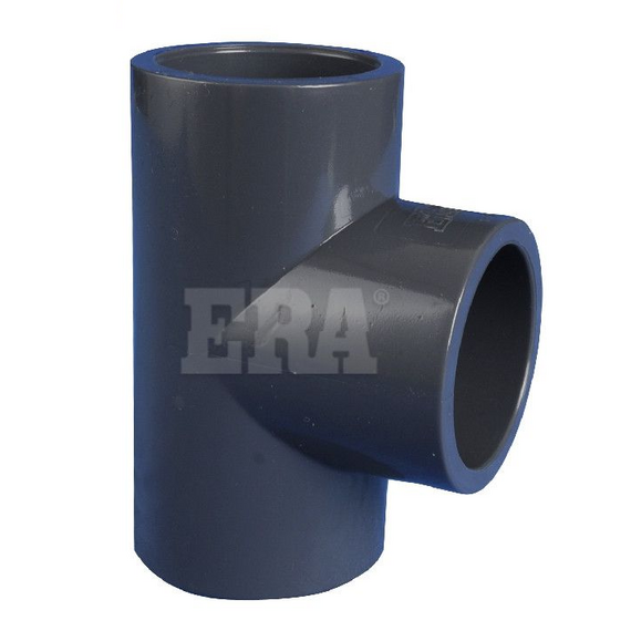 4elementsTeu PVC d.75 pu lipire, PN16, DIN 8063, gri-negru