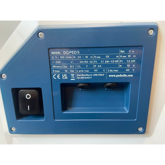 4elementsStație de pompare automată Pedrollo DG PED 5 1,1 kW, изображение 6
