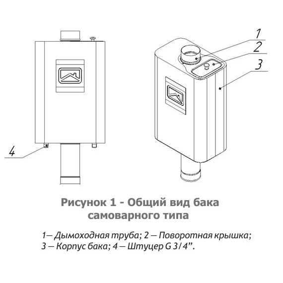 Бак ПАРУС 50 П 860х390х290 ТЕПЛОДАР, изображение 2