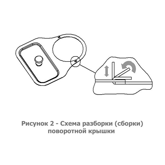 Бак ПАРУС 50 П 860х390х290 ТЕПЛОДАР, изображение 3