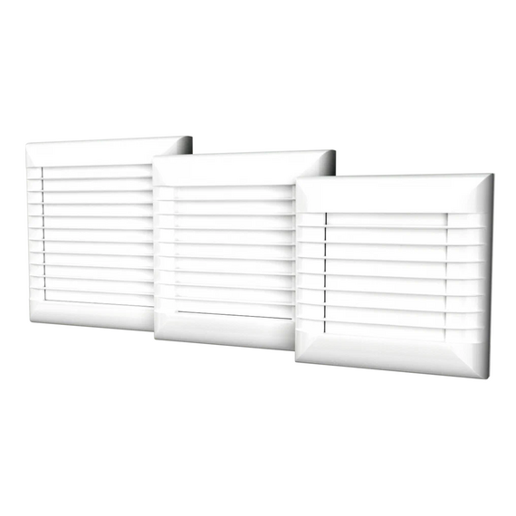 4elementsVentilator de evacuare axial cu jaluzele ERA EURO 5A D125 White, изображение 2